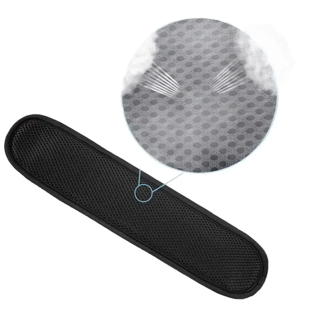 coussin ceinture sécurité nylon noir confort perforations respirantes épais arrondi voyage sport scolaire office