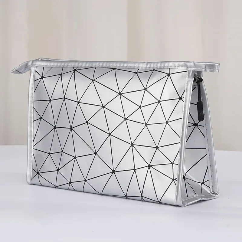 organisateur de rangement de cosmétiques portables coréens en pu, grand sac à cosmétiques de voyage, sacs de maquillage de toilette, sac à main étanche pour dames