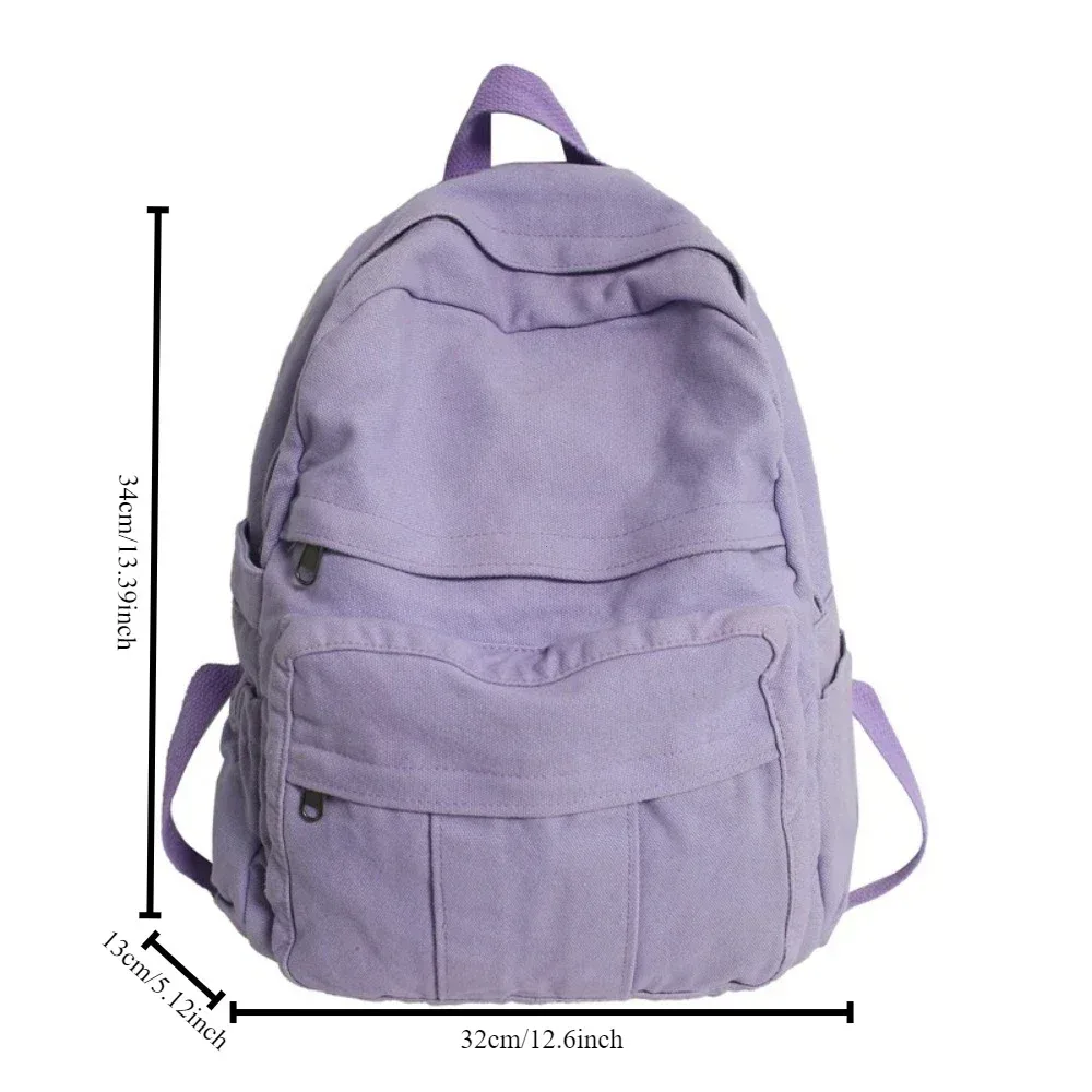 fille tissu sac d'école nouvelle mode étudiant vintage femmes sac à dos toile femme pochette d'ordinateur voyage kawaii dames sac à dos