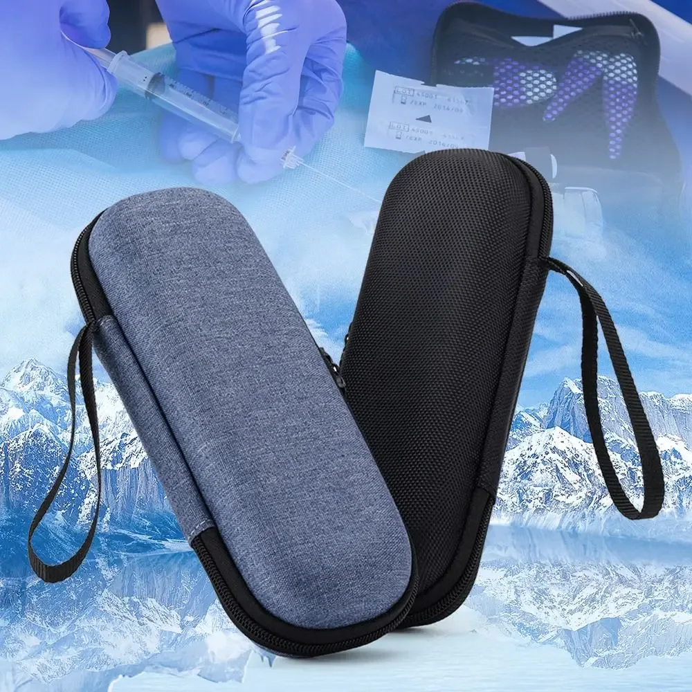 sac de voyage isotherme pour insuline, sans gel, avec protection pour pilules, en tissu oxford, pour diabétiques, pour la maison et les voyages