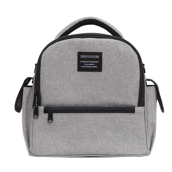 denuoniss étanche hommes sac à dos créatif multifonction déjeuner sac à dos oxford tissu feuille d'aluminium sac à dos thermique sac isotherme