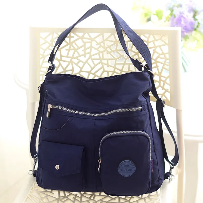 style preppy femmes sac à dos en nylon sacs d'école naturels pour adolescent décontracté femme sacs à bandoulière mochila voyage bookbag sac à dos