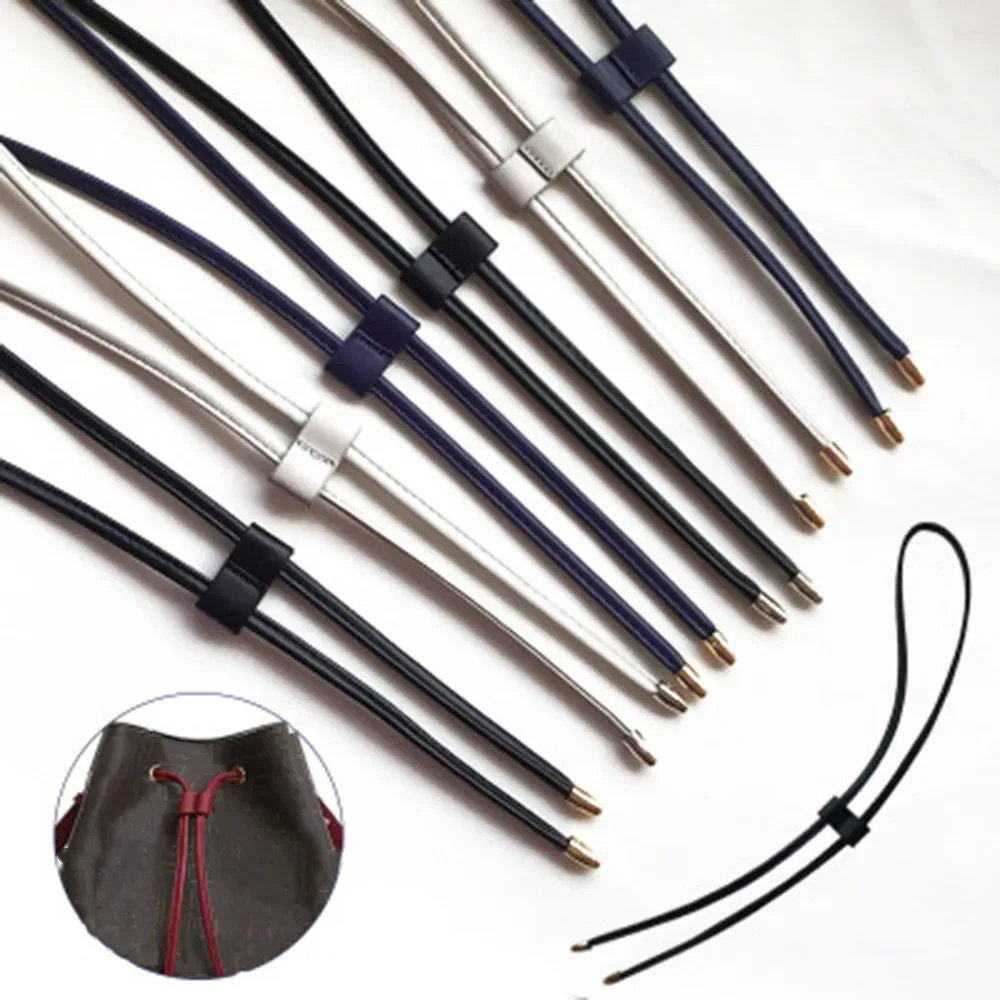 sangle de sac en cuir pu détachable pour femmes, bricolage, sac seau de remplacement, corde à cordon de serrage, sac à dos, faisceau de poche, accessoires de sac à main