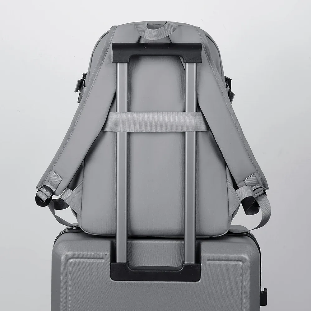 un tissu hydrofuge élégant, simple et de haute qualité de 15,6 pouces avec le même sac à bandoulière pour hommes et femmes.