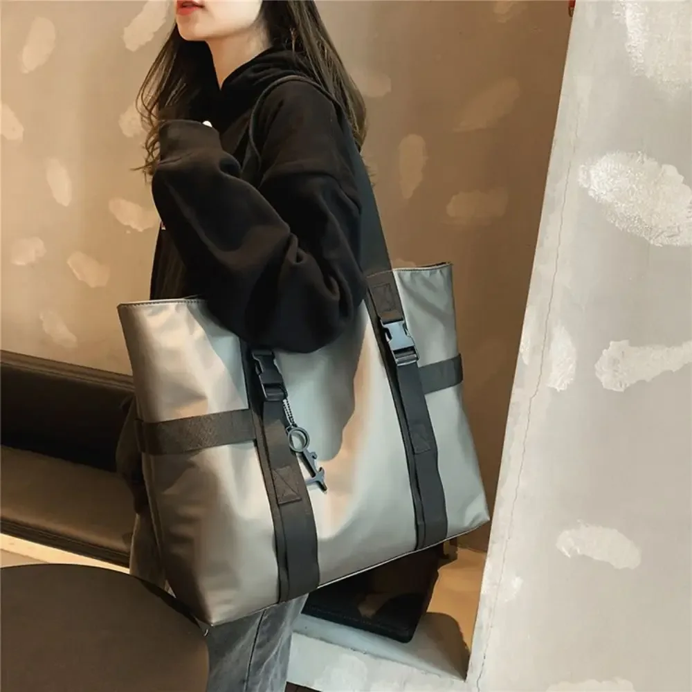 sac fourre-tout imperméable et durable pour homme, grande capacité, en tissu oxford, sac de voyage décontracté, sac de sport en nylon, streetwear