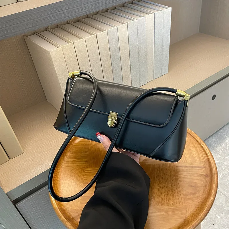 sacs à main à rabat en cuir pu pour femmes, sacs initiés sous les bras, fourre-tout femme, style français, créateur tendance, mode
