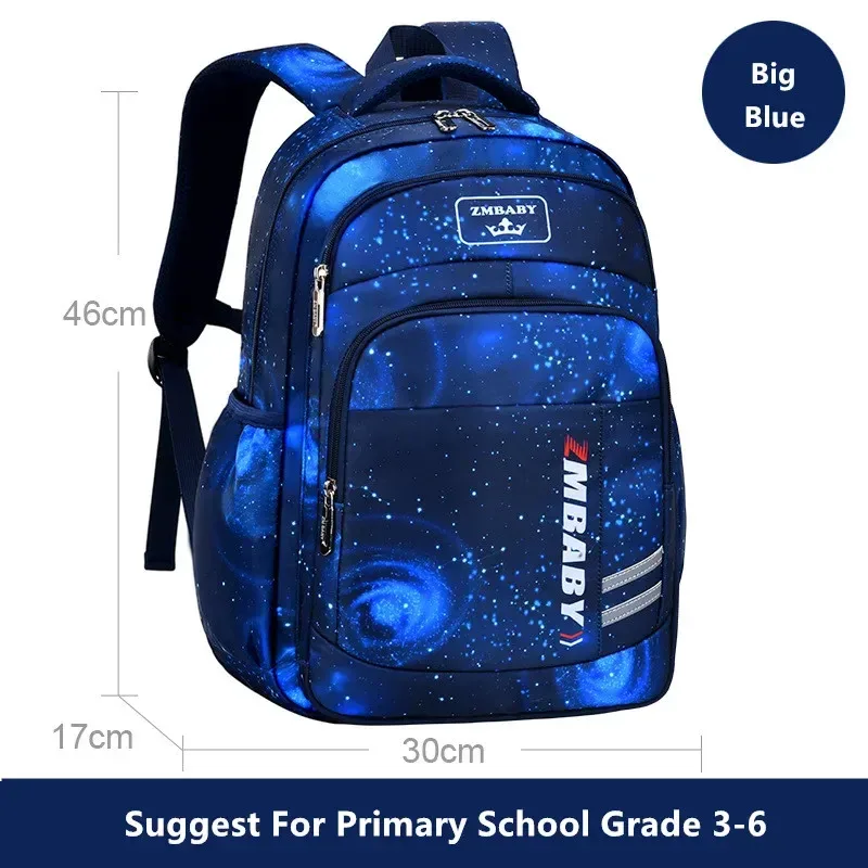 space star sac à dos d'école étanche pour garçons sacs d'école primaire de grande capacité sac de livre pour adolescents sac à dos de voyage pour étudiants