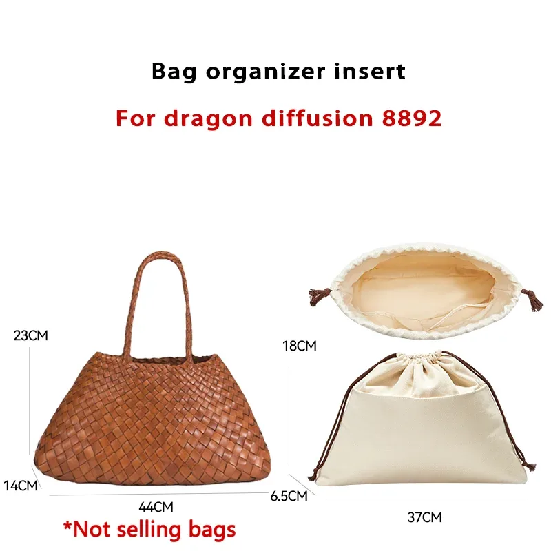 insert organisateur de sac pour diffusion dragon 8892, sac de mode durable, support de rangement, modification intérieure, accessoires de sac