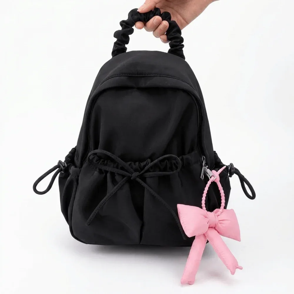 sac à dos en nylon pour étudiants avec cordon de serrage, bretelles réglables, grande capacité, sac à dos de voyage souple et léger, sac à dos de jour