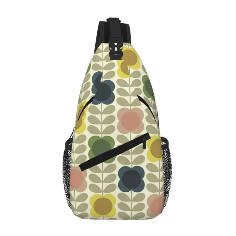 sacs à bandoulière orla kiely multi stem flowers pour voyage, randonnée, hommes et femmes, sac à dos portable, sac de poitrine, sac à bandoulière quotidien.