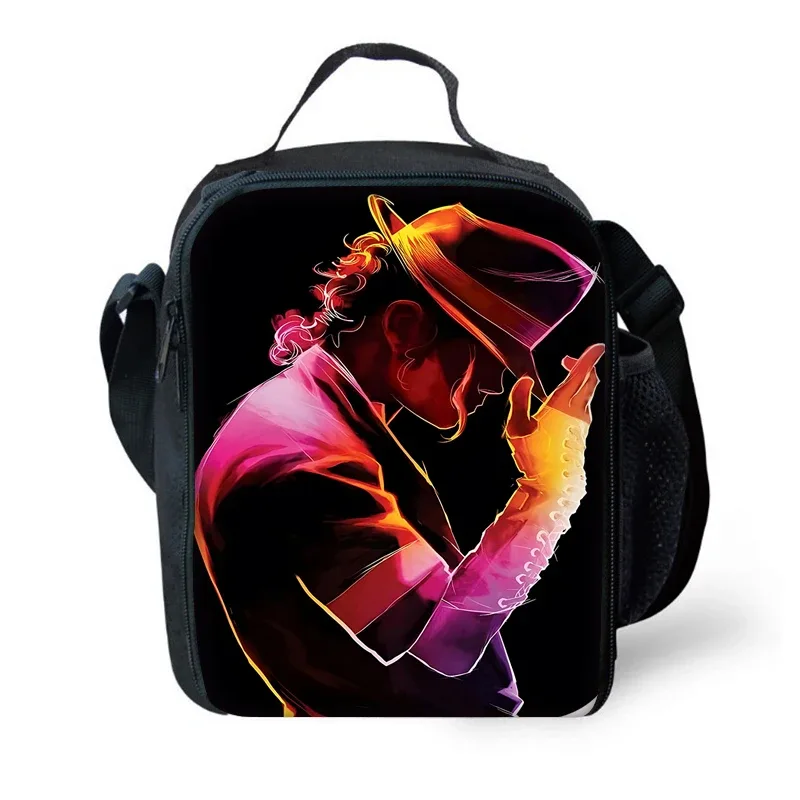 sac à dos pour enfants, chanteurs populaires, michaels jackson, avec sacs à déjeuner, sacs à crayons, sacs d'école pour garçons et filles, meilleur cadeau
