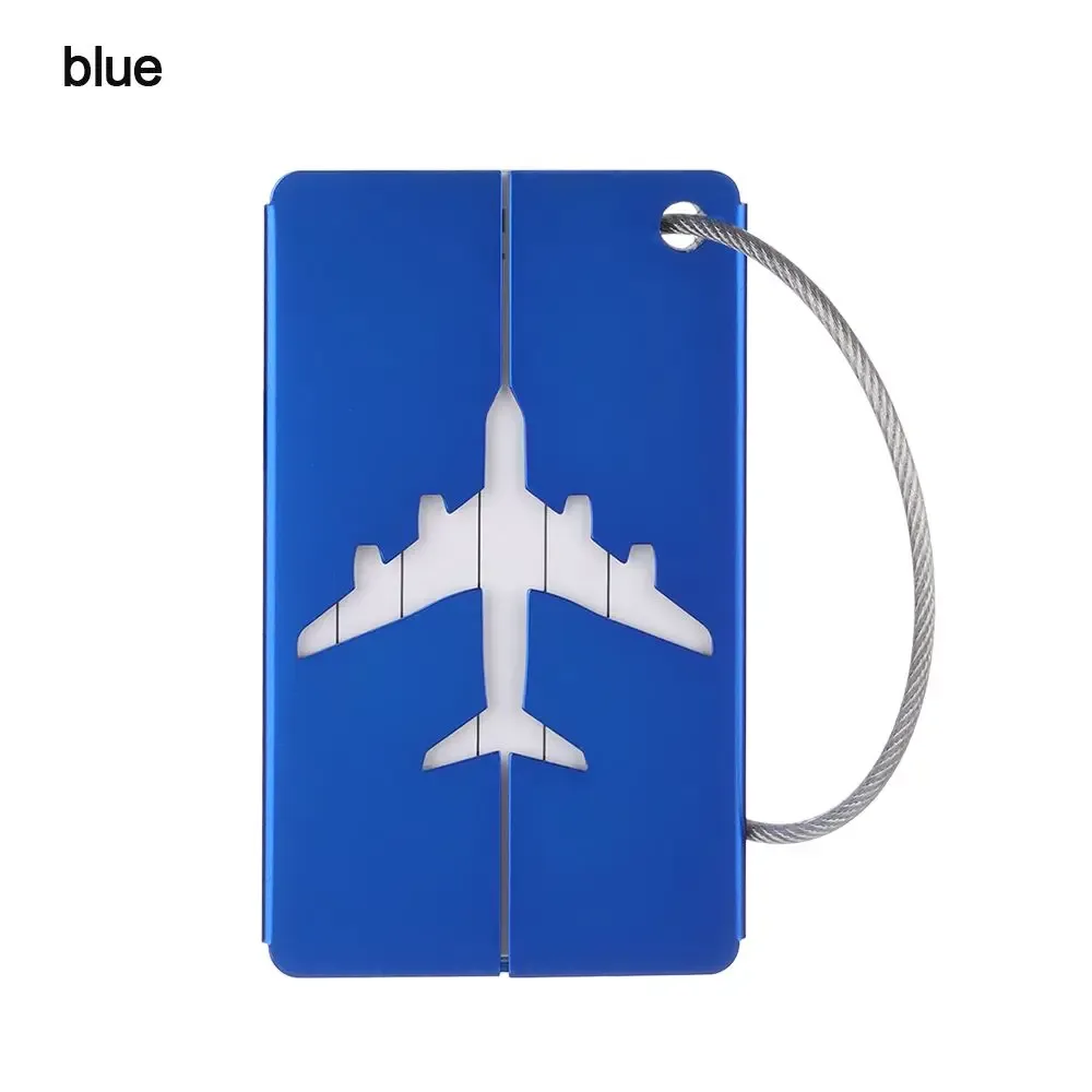 étiquettes de bagage de voyage réutilisables, valise attro, bagage de vacances, identification d'avion avec cordes, identification du sac, infraction
