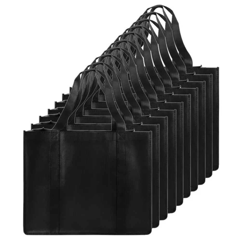 sacs à provisions réutilisables simples pour femmes, sac à main d'épicerie portable et écologique, sac fourre-tout de grande capacité, pliable et rapide