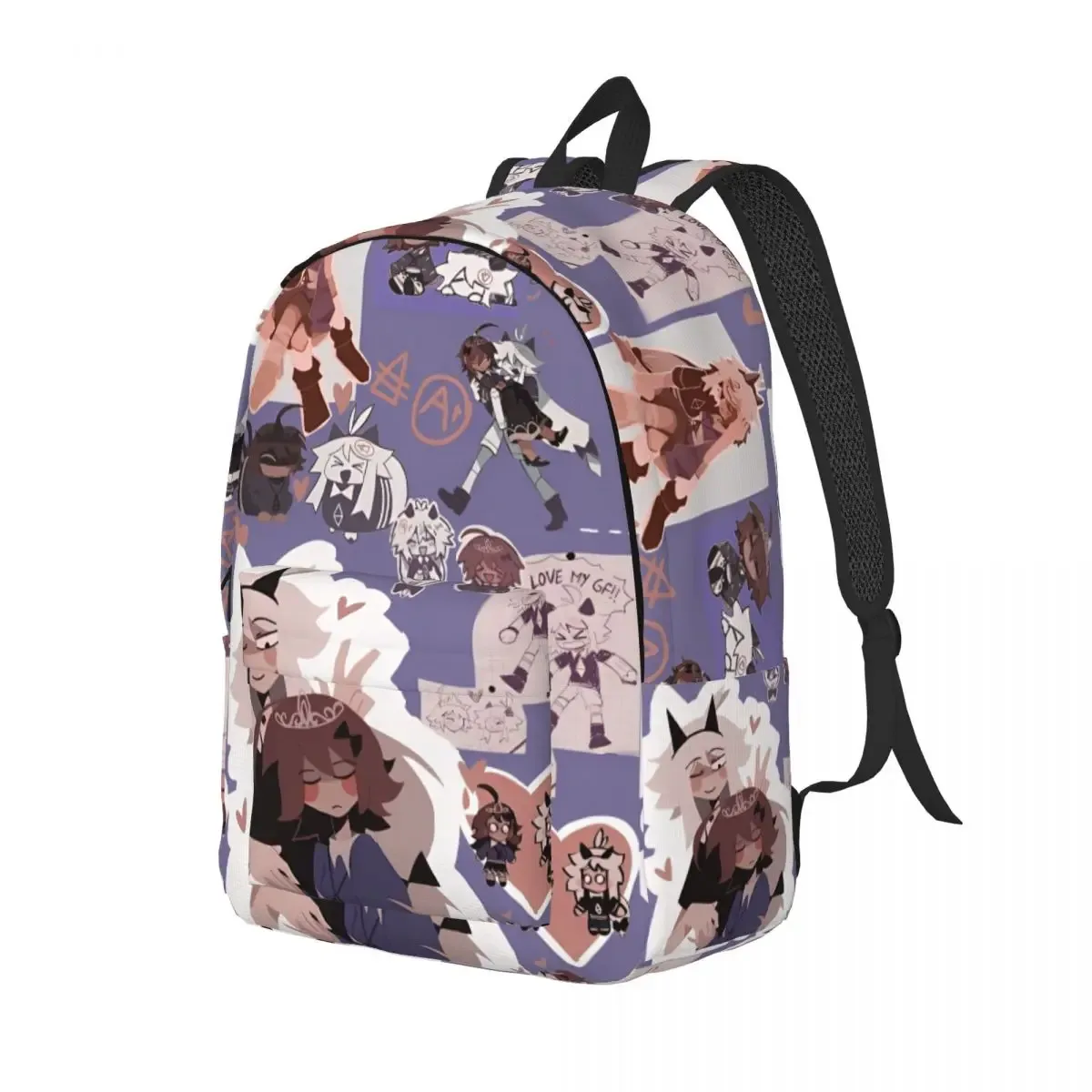 sac à dos d'éducation financière en papier anime pour hommes et femmes, sac à dos d'affaires pour étudiants adolescents, sac à bandoulière léger pour collège