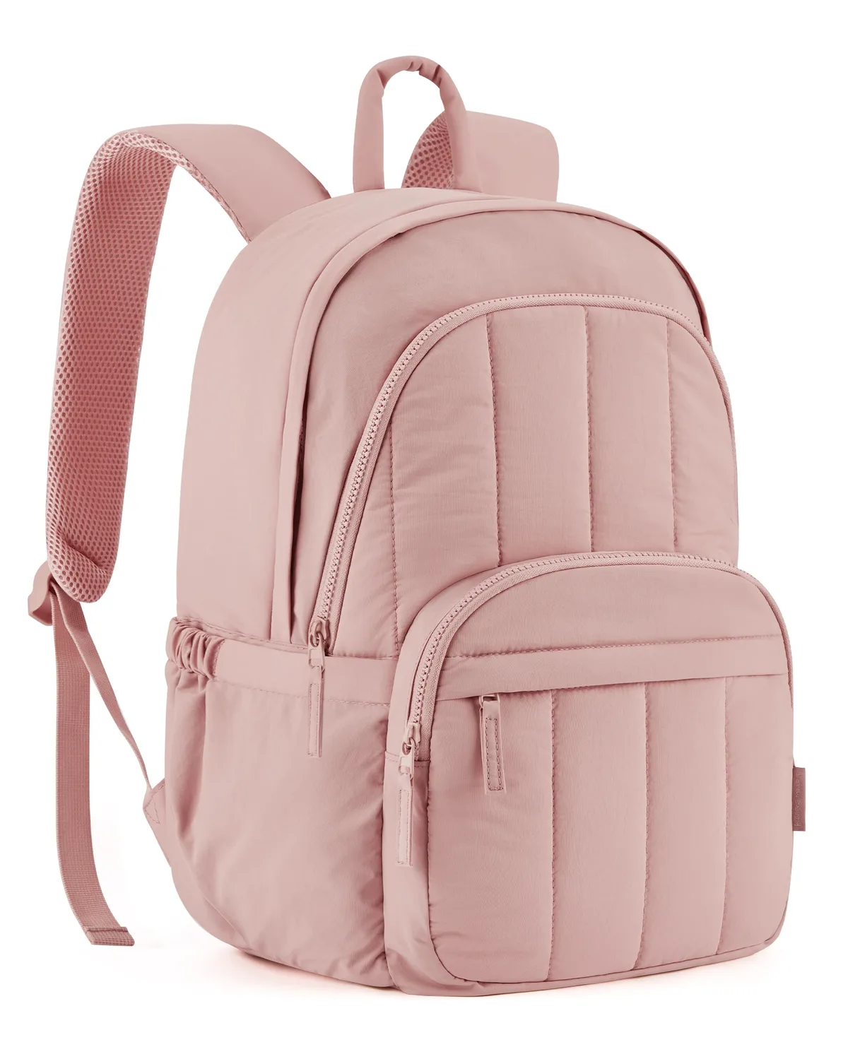 sac dos nylon matelassé gris chic compacts documents accessoires voyage travail étudiant ordinateur portable