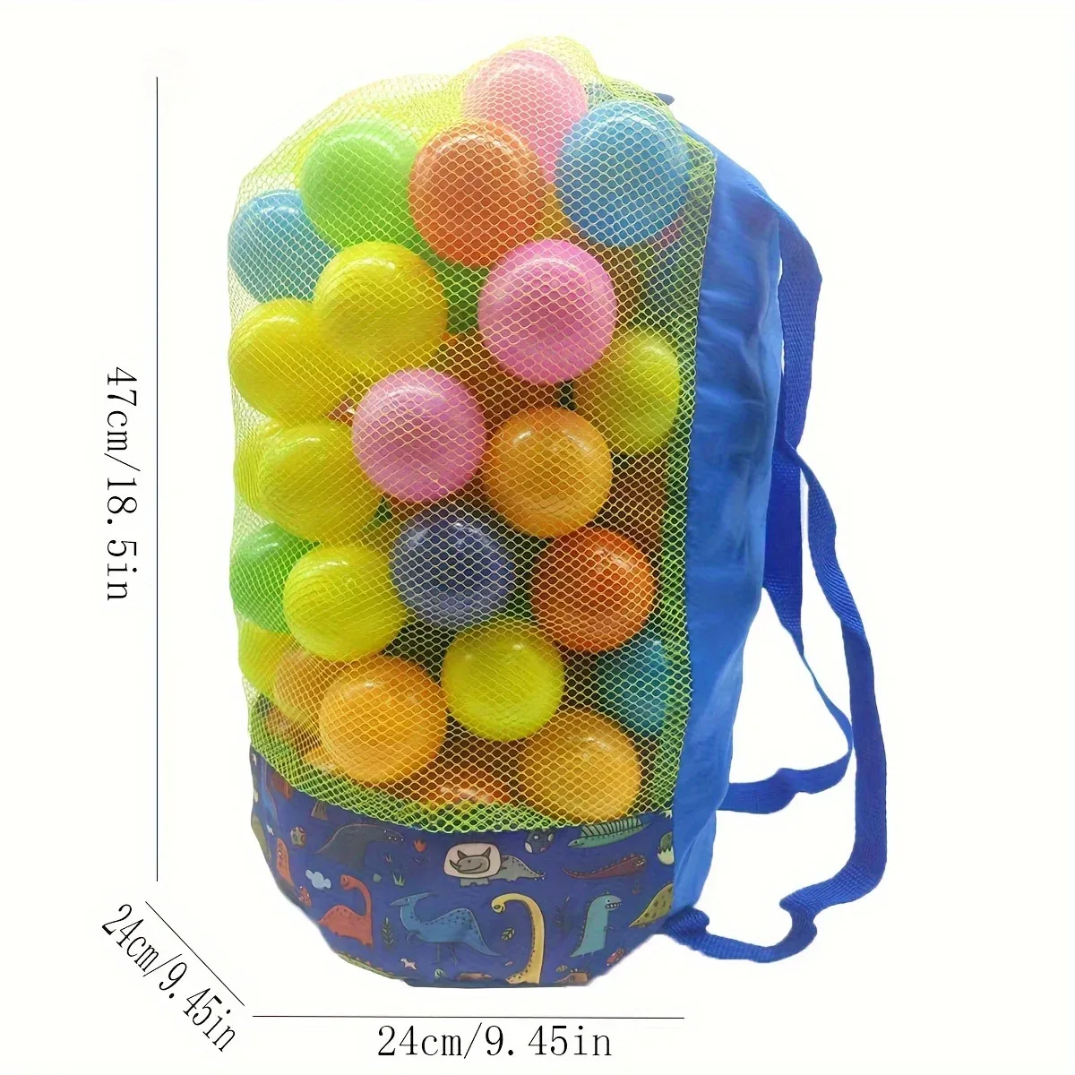 sac de rangement en filet à imprimé animal pour l'été et la plage, grande capacité, en polyester, pour les voyages, sac de rangement à double bandoulière.