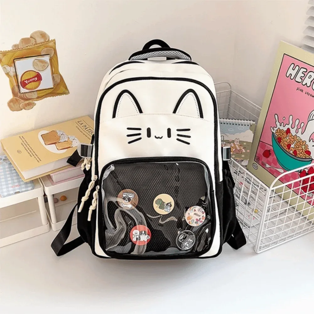 sac à dos ita transparent japonais, personnalisable, double bandoulière, grande capacité, sac à dos scolaire