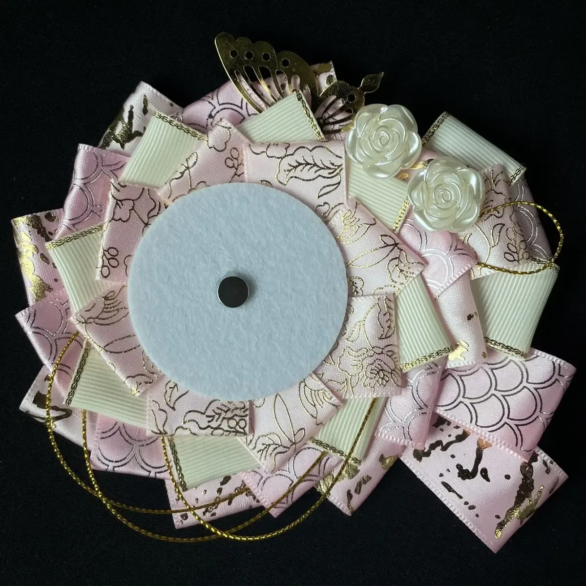 sac de cosplay ita de luxe, badges de remplissage de fleurs, porte-plateau de base pour sac à dos, broche en ruban, rosette décorative pour épingles d'exposition, 2023