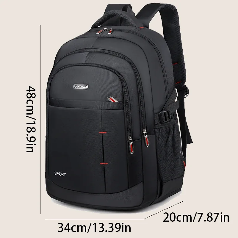 sac à dos pour ordinateur portable grande capacité - sac à dos unisexe durable, imperméable et élégant avec des poches pratiques - idéal pour l'école et les voyages