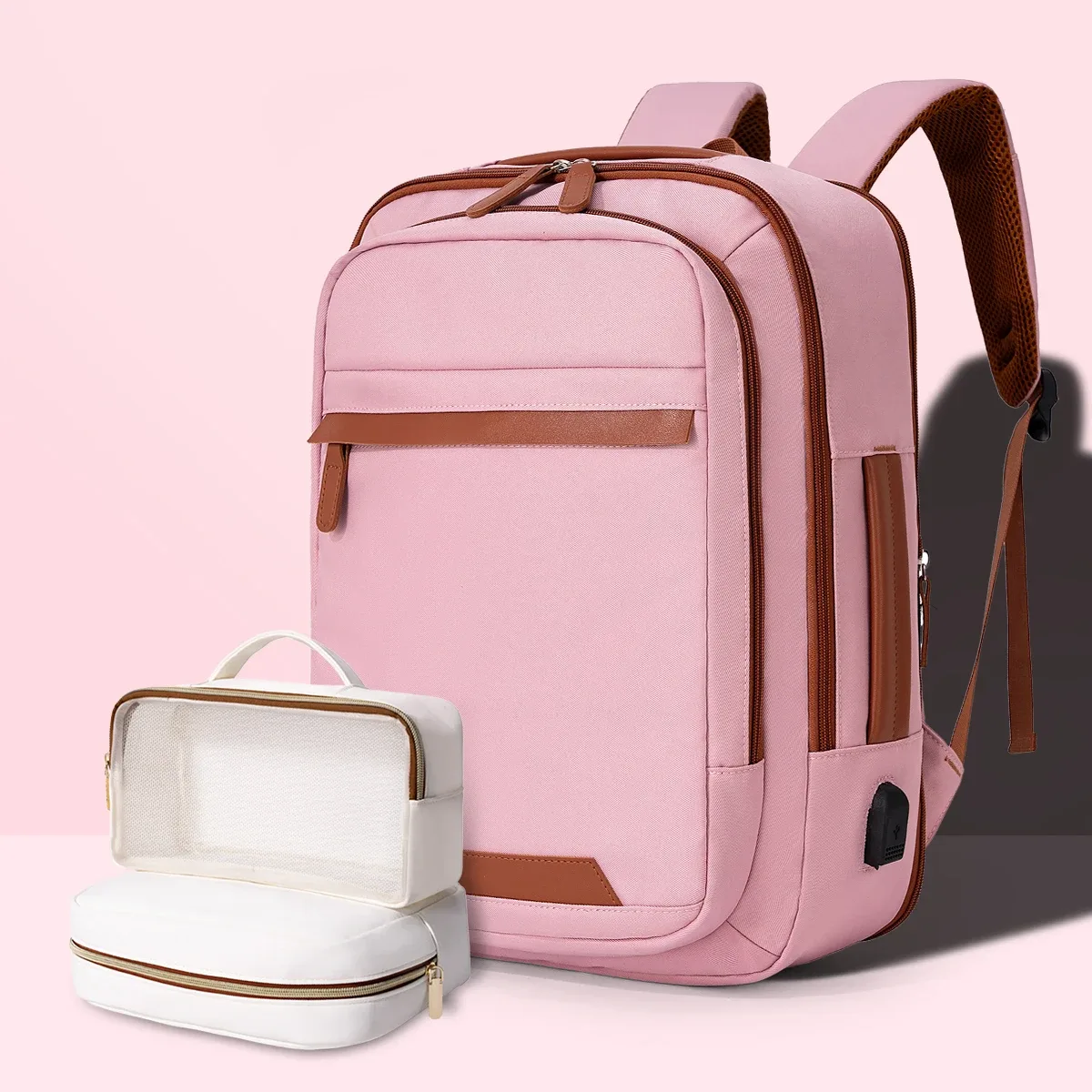 sac à dos étanche pour hommes, rechargeable par usb de haute qualité, grand sac à dos pour ordinateur portable, sac d'école unisexe pour jeunes