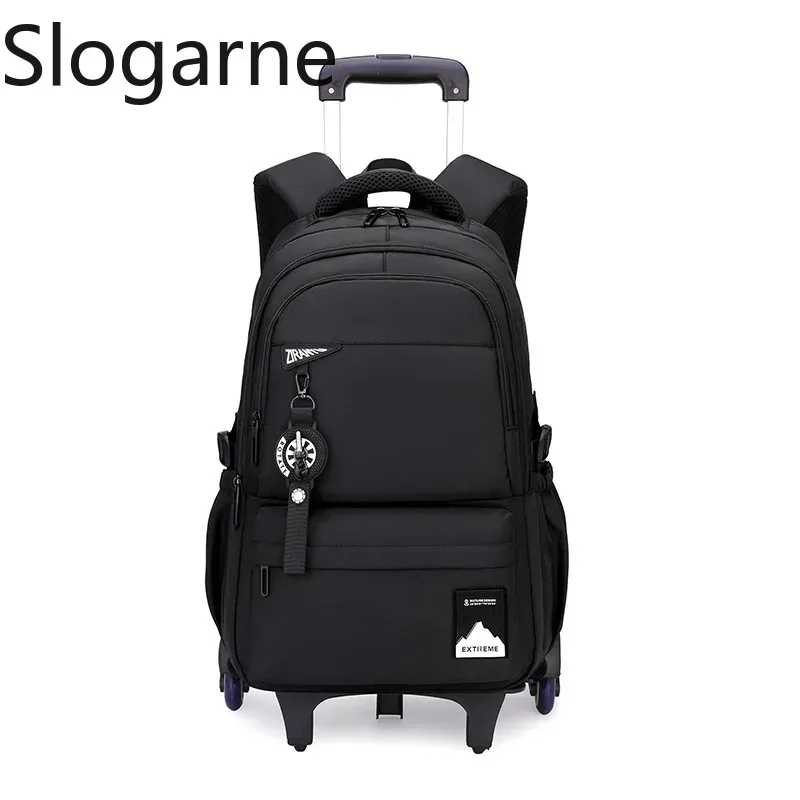 sac à roulettes pour étudiants, sacs à roulettes pour garçons, sacs à dos de voyage pour hommes avec roulettes, sac à bagages imperméable de grande capacité