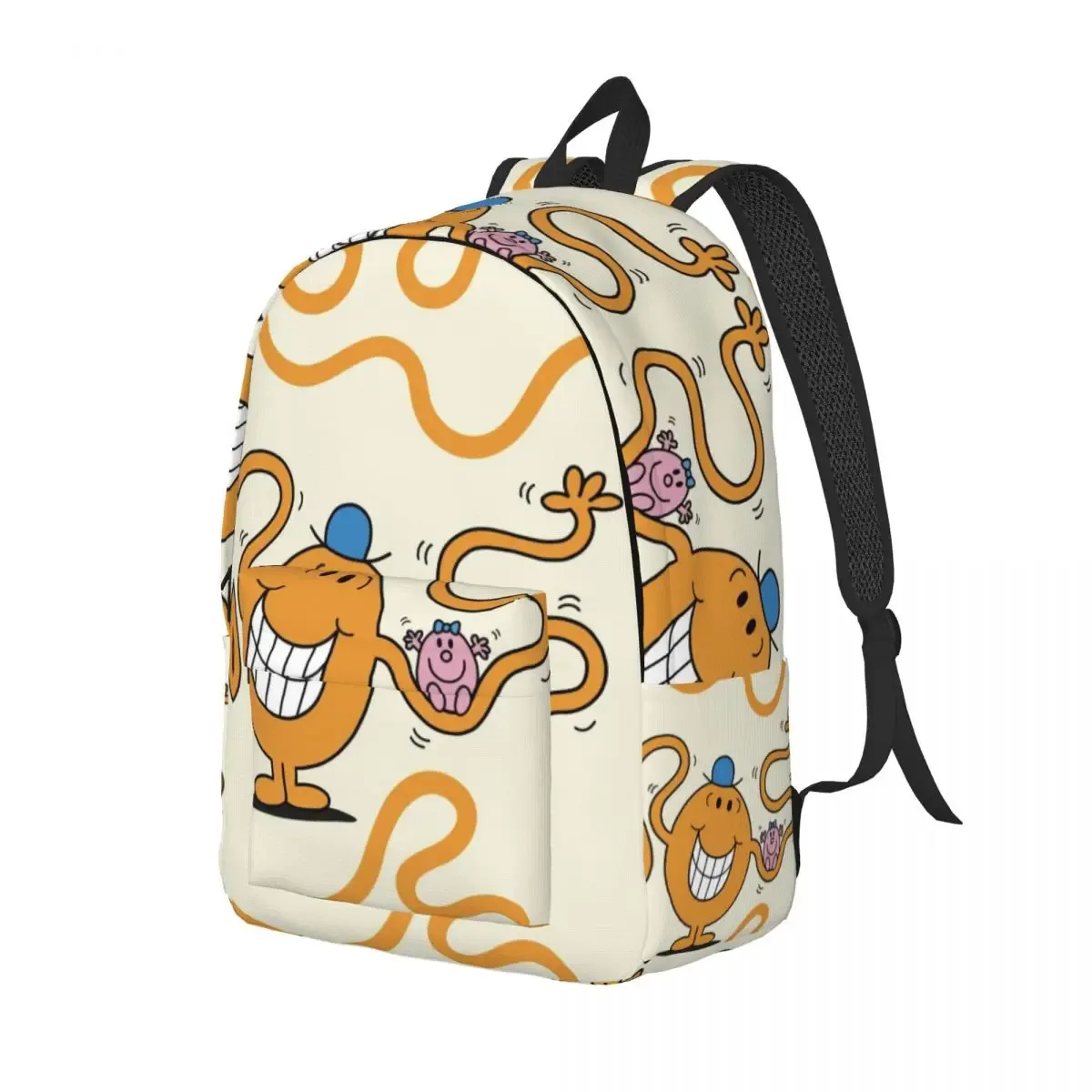 mr men littles cartoon miss sac à dos pour hommes femmes cool étudiant travail sac à dos collège toile sacs durables