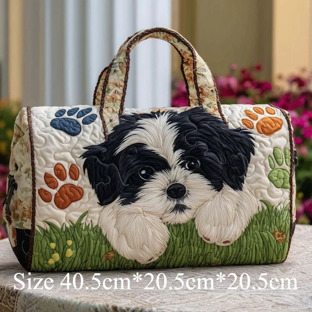 sacs de voyage pour chien matelassés imprimés en 3d, sacs de voyage pour animaux de compagnie artistiques, durables, pour le week-end, la salle de sport, le yoga, design unique pour teckel, corgi, bouledogue français