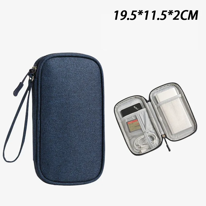 sac de rangement pour câble usb, sac de rangement multifonctionnel portable pour voyage, pour chargeur et téléphone portable