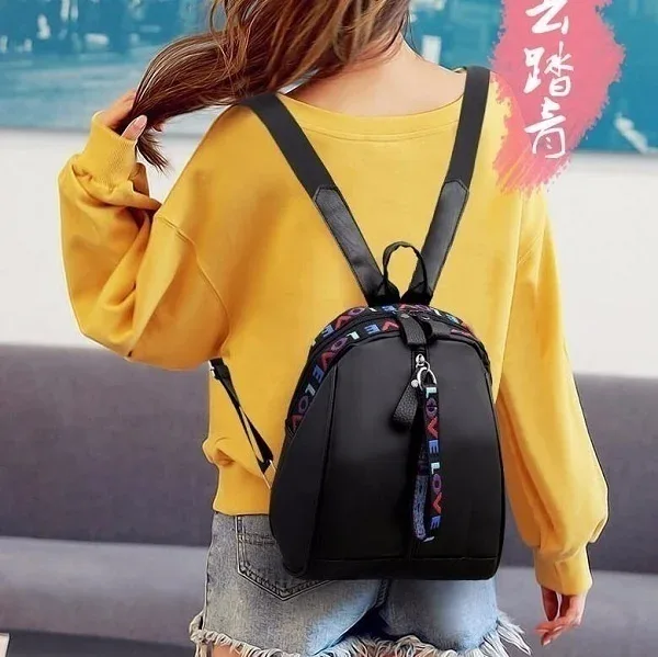 sacs à dos pour femmes, mode love, sac à bandoulière décontracté, sac à dos d'école