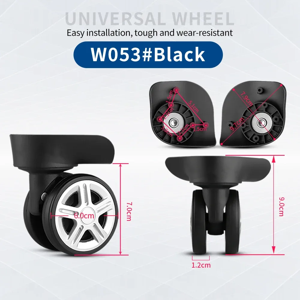 valise à roulettes universelle, accessoires de roue, pièces de rechange pour valise, roue à bagages, entretien universel p