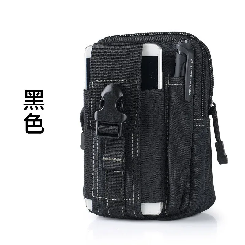 pochette tactique molle pour ceinture, sac de taille militaire, organisateur d'outils edc, étui pour téléphone, support pour hommes, randonnée en plein air, camping, chasse