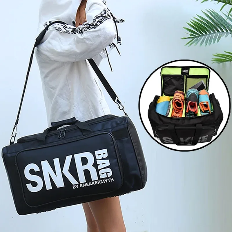 sac de fitness, sac de sport pour hommes et femmes, basket-ball, football, sac d'entraînement à la natation, sac à bagages, sac de voyage de grande capacité