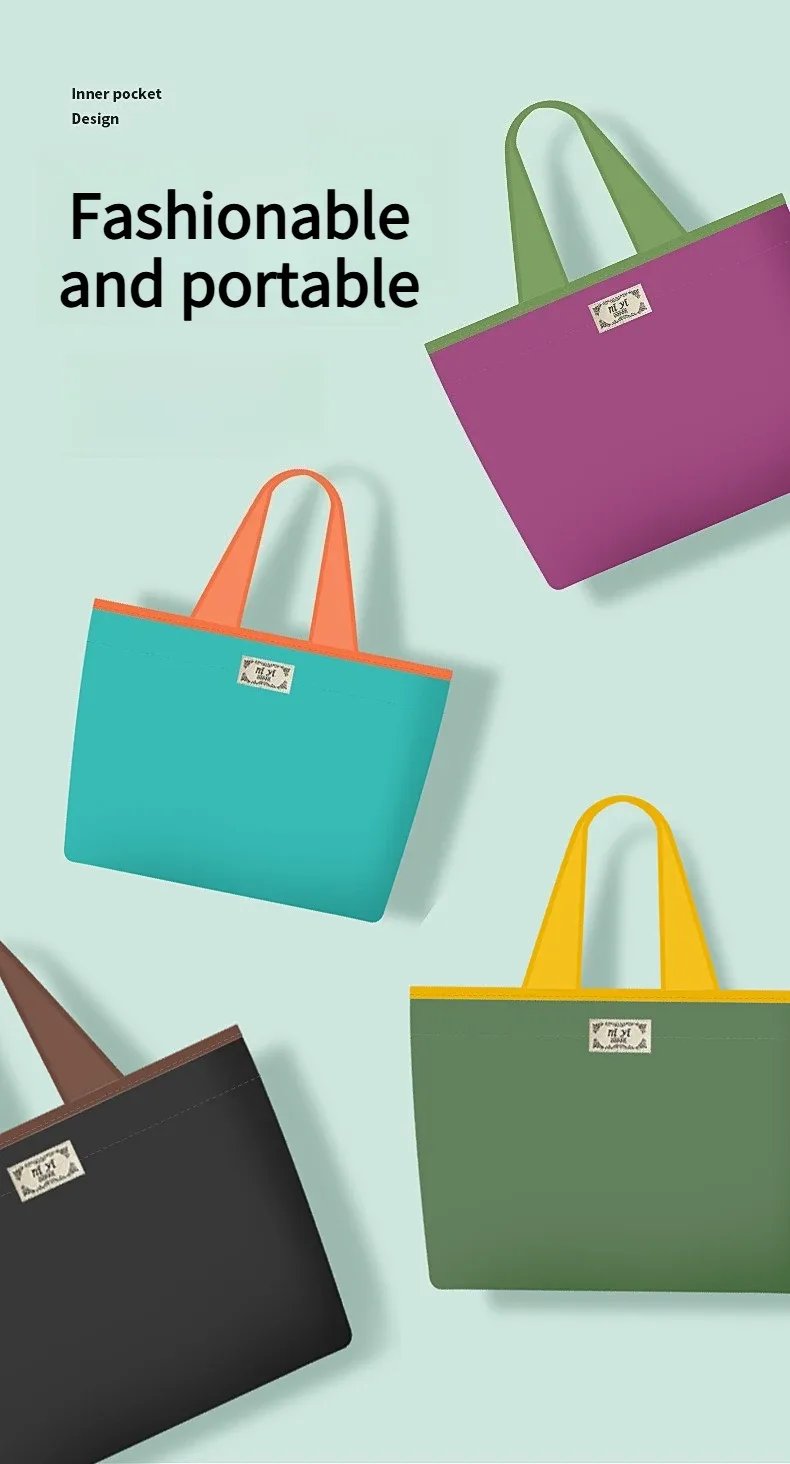 sac de shopping à cordon de serrage de grande capacité, nouveau style, sac de shopping pliable écologique, sac fourre-tout portable à bandoulière