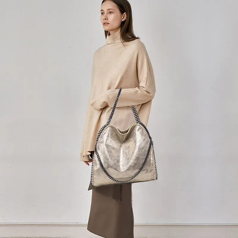 sac à main pour femme, design tendance, décontracté, avec poches, portable, grand sac à bandoulière à chaîne, cadeau d'anniversaire