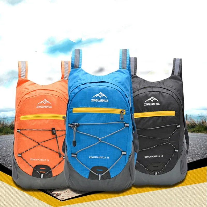 sac à dos pliable, sac de voyage léger pour l'extérieur, sac de sport décontracté, étanche et résistant à l'usure, sac de plage de rangement à la mode