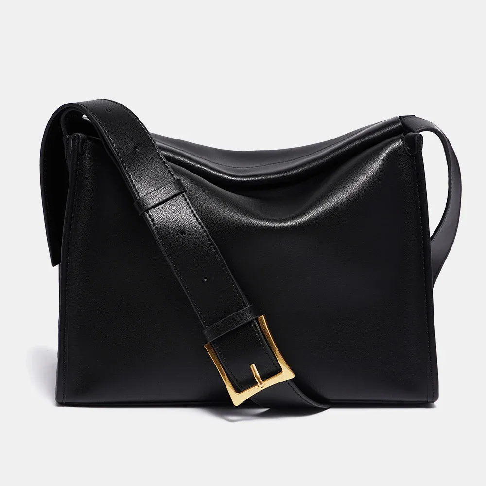zency sac messager pour femme sac à bandoulière en cuir véritable souple sacoche poches de grande capacité sac à main vert foncé design