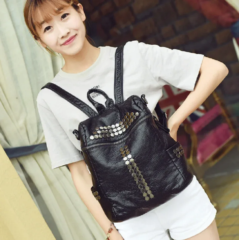 sac à dos multifonctionnel de luxe pour femmes, sacoche en cuir de bonne qualité, sac à bandoulière de voyage à la mode coréenne, nouvelle collection