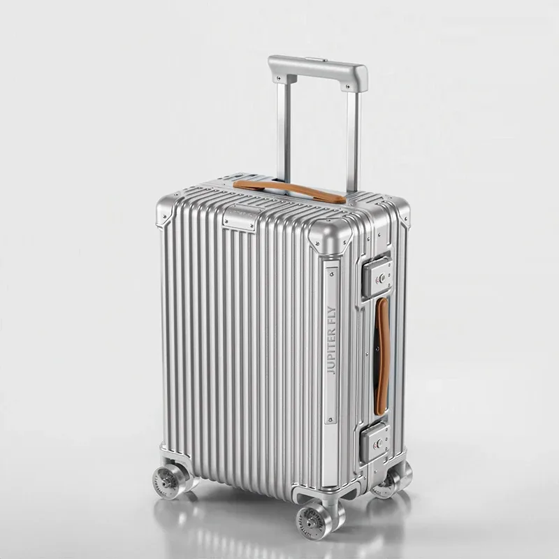 ko-ku 18/20 pouces bagage à main sur roues silencieuses et cadre en aluminium 24/28 pouces chariot d'affaires valise de voyage serrure tsa
