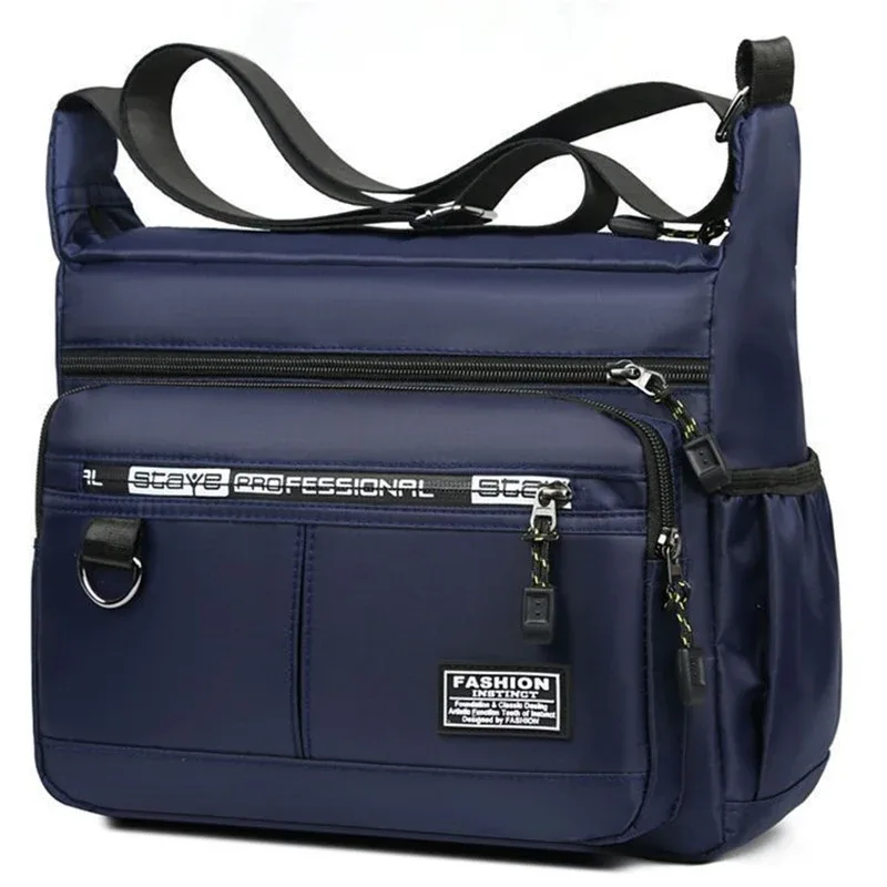 sac d'affaires multi-poches durable, sac à bandoulière pour hommes et femmes, sac à main d'affaires décontracté avec plusieurs compartiments