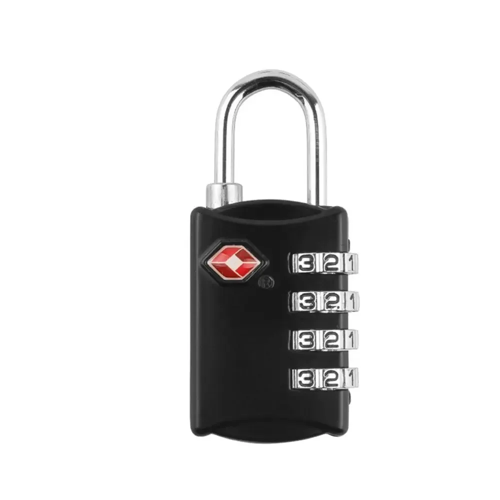 cadenas serrure tsa combinatoire chaîne métallique corps zinc noir roues blanc sécurité voyage usage valises bagages
