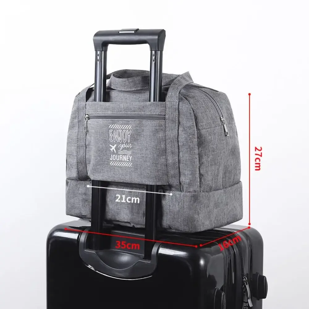sac de voyage de grande capacité pour femmes, sac à main portable léger pour fitness, yoga, humide et sec, large bandoulière, fourre-tout d'extérieur, nouvelle collection