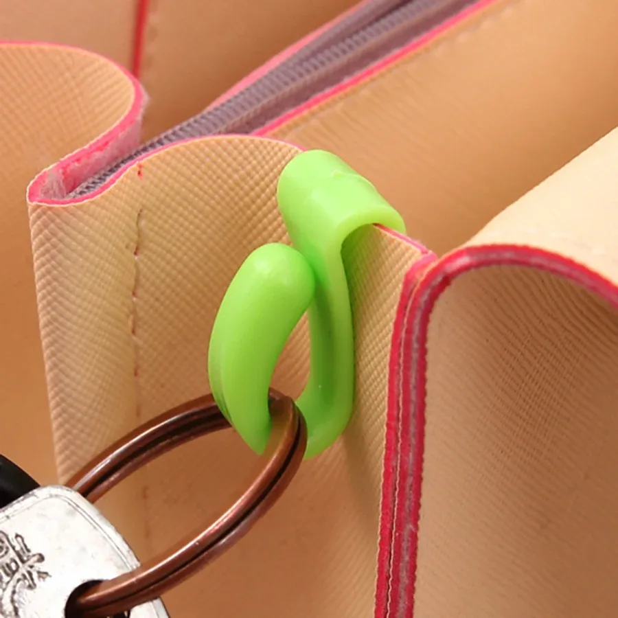 crochets muraux pour sacs - organiseurs de clés en plastique faciles à installer pour sacs à main, empêchent la perte de clés, durables et légers, polyvalents s