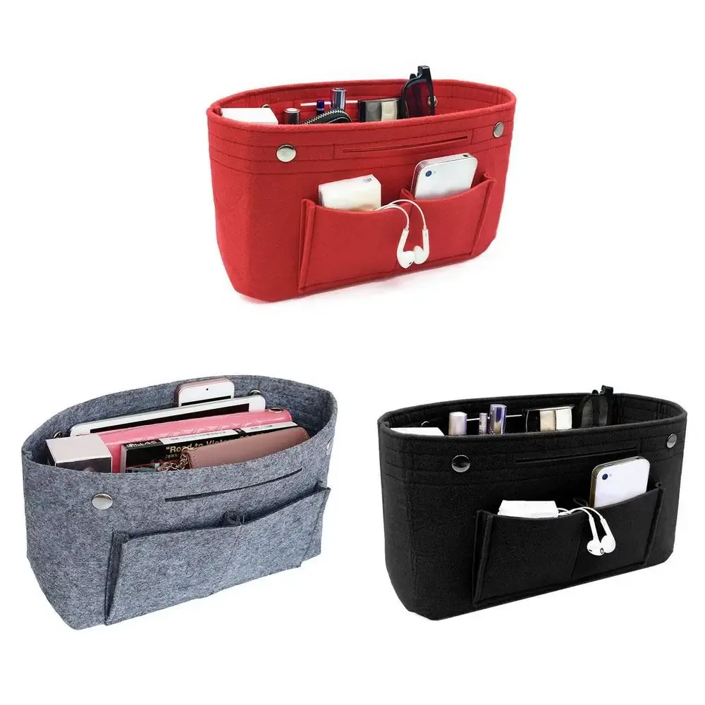 organisateur de sac souple en feutre, insert de sac à main, doublure intérieure pour sac