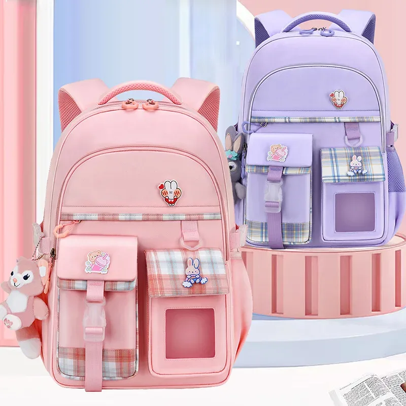 Sac à dos de Protection de la colonne vertébrale de grande capacité, sac à dos pour enfants avec plusieurs poches et accessoires suspendus, sac de loisirs en plein air