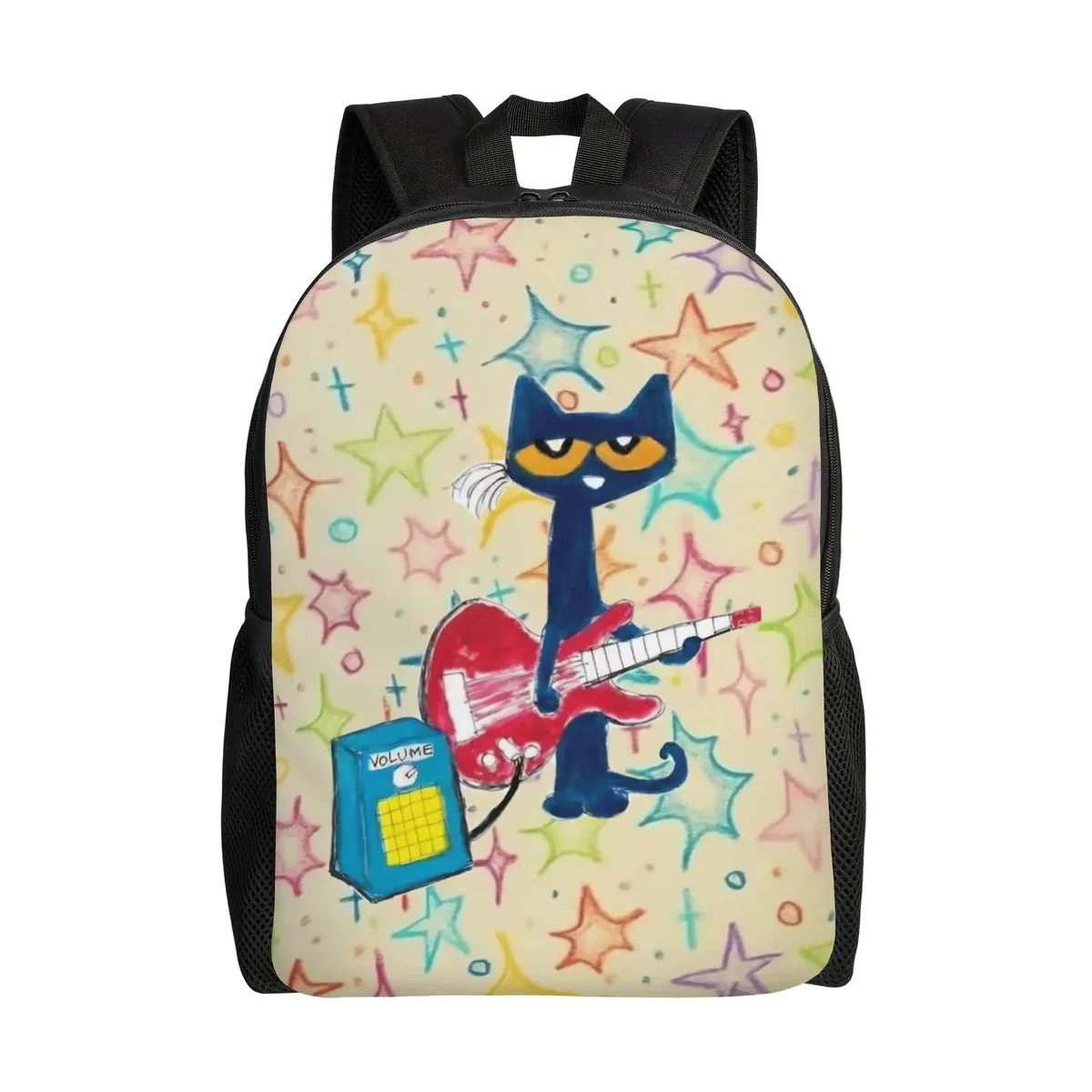 sac à dos classique petes cartoon cats, cadeau idéal pour le lycée, les affaires, sac à dos mignon pour hommes et femmes, sacs en toile pour l'université.