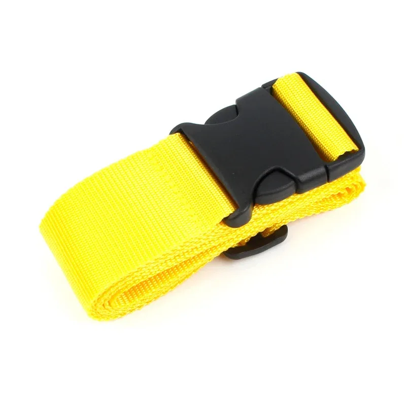 sangle de bagage en nylon réglable, 1 pièce, sangle à boucle pour valise de voyage, accessoires de voyage, emballage de valise, ceinture de sécurité