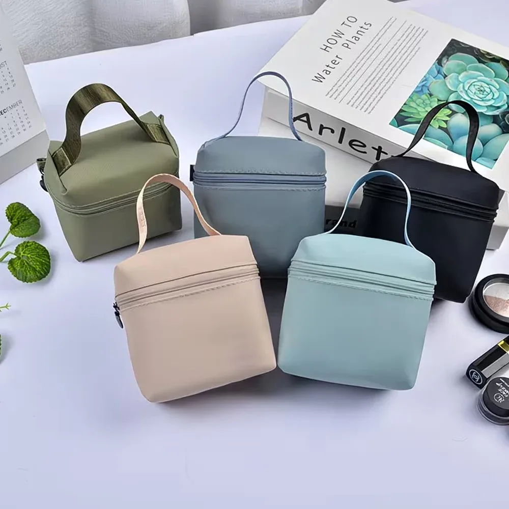 sac de rangement, mini pochette multifonctionnelle, trousse de maquillage portable, idéal pour ranger le rouge à lèvres, les clés et les câbles de charge, plusieurs couleurs disponibles