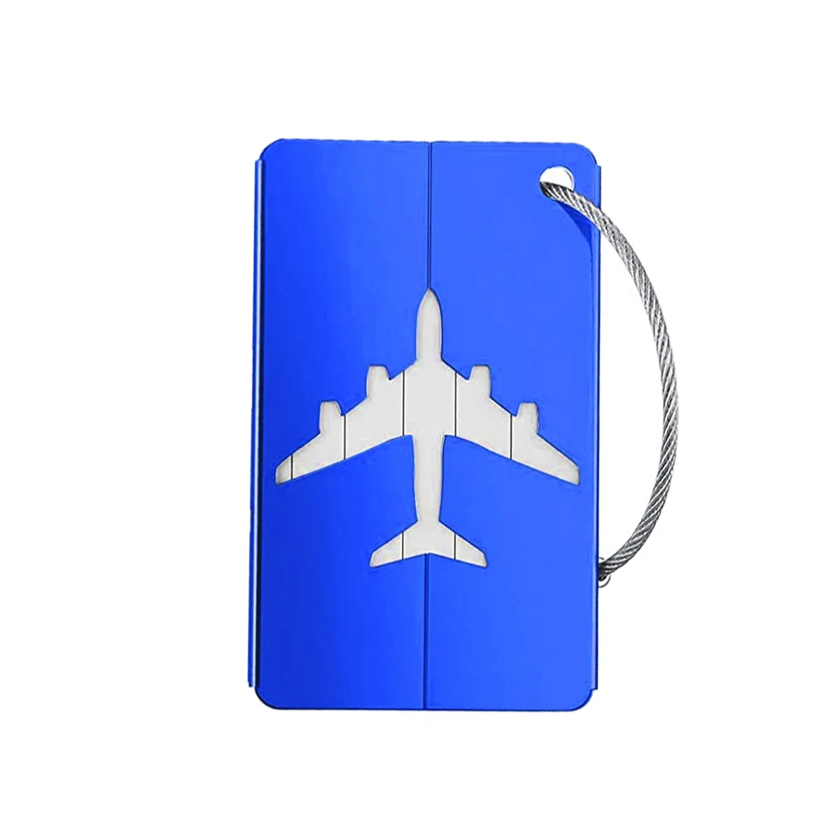 étiquettes de bagage de voyage en alliage d'aluminium, étiquettes de contrôle d'avion d'identification rapide des bagages, étiquettes élégantes réutilisables. a-zmt
