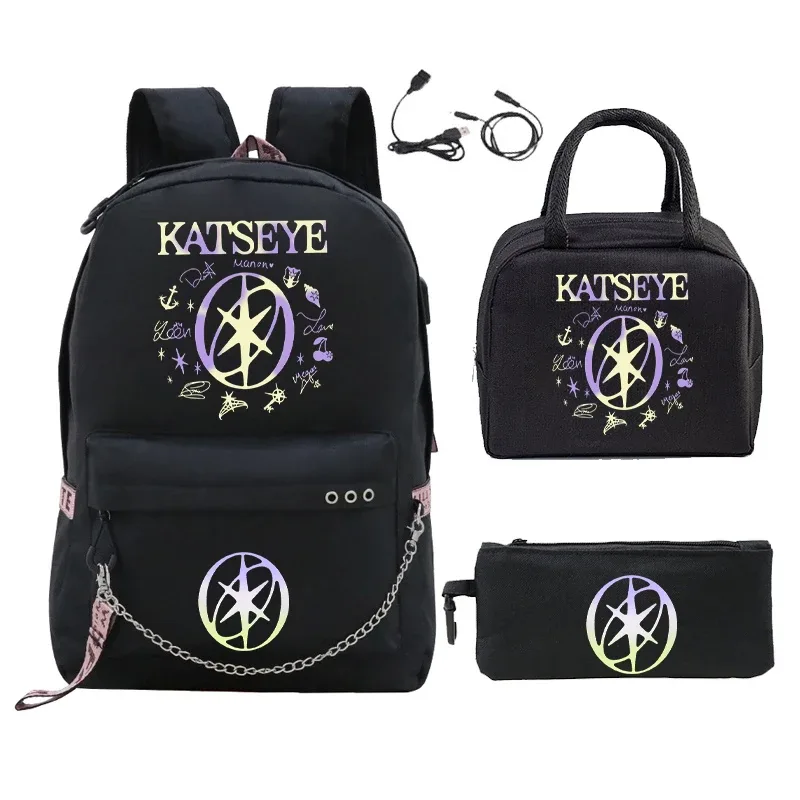 sac dos nylon violet noir motifs floraux géométriques accessoires stylos intérieur informatique voyage femme
