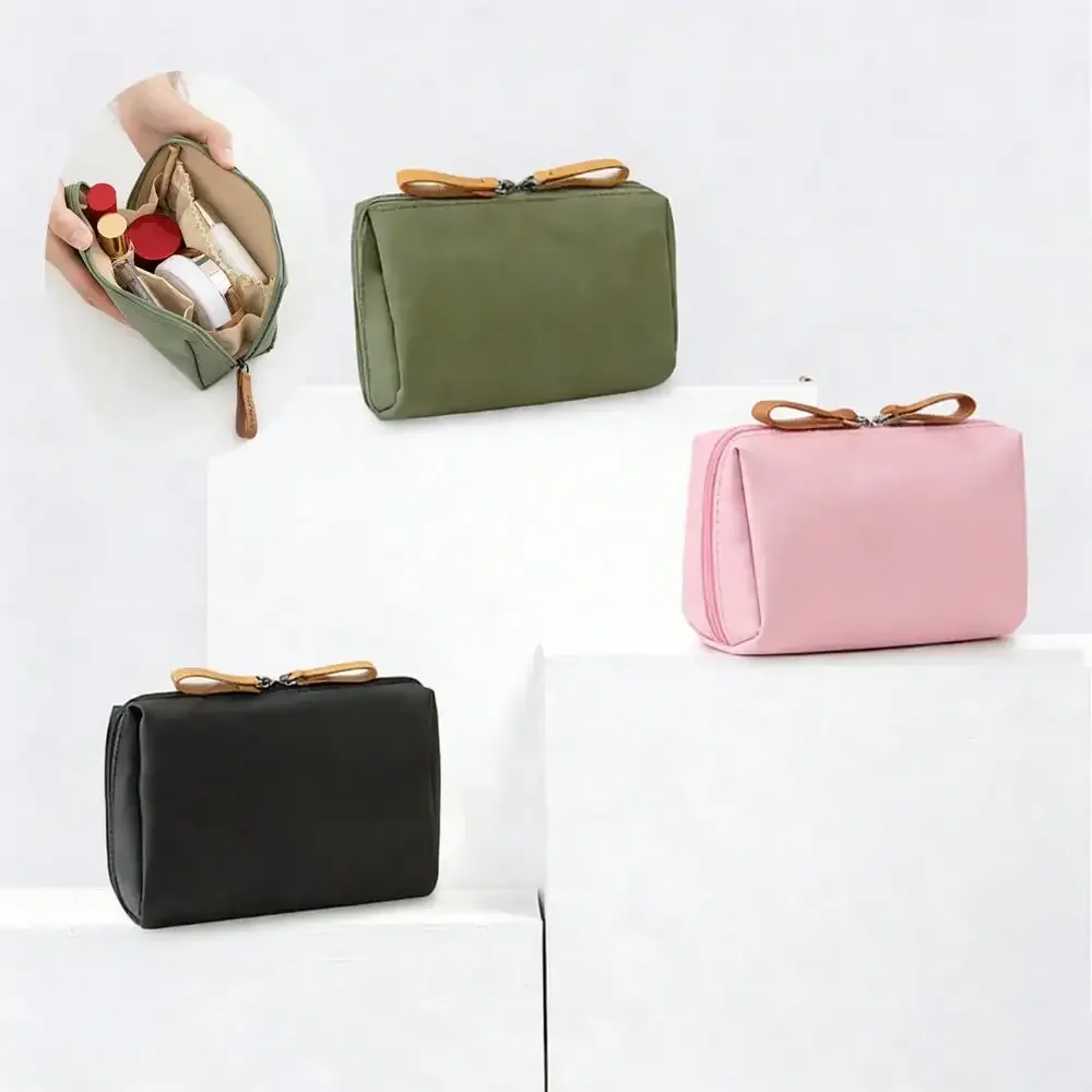 sac à cosmétiques compact et étanche pour voyage, organisateur de produits de toilette, accessoires de rangement à fermeture éclair, sac de maquillage pour ongles, 1 pièce